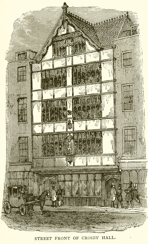 Fachada de la calle de Crosby Hall de English School