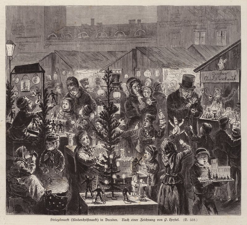 Mercado navideño Striezelmarkt, Dresde, Alemania de English School