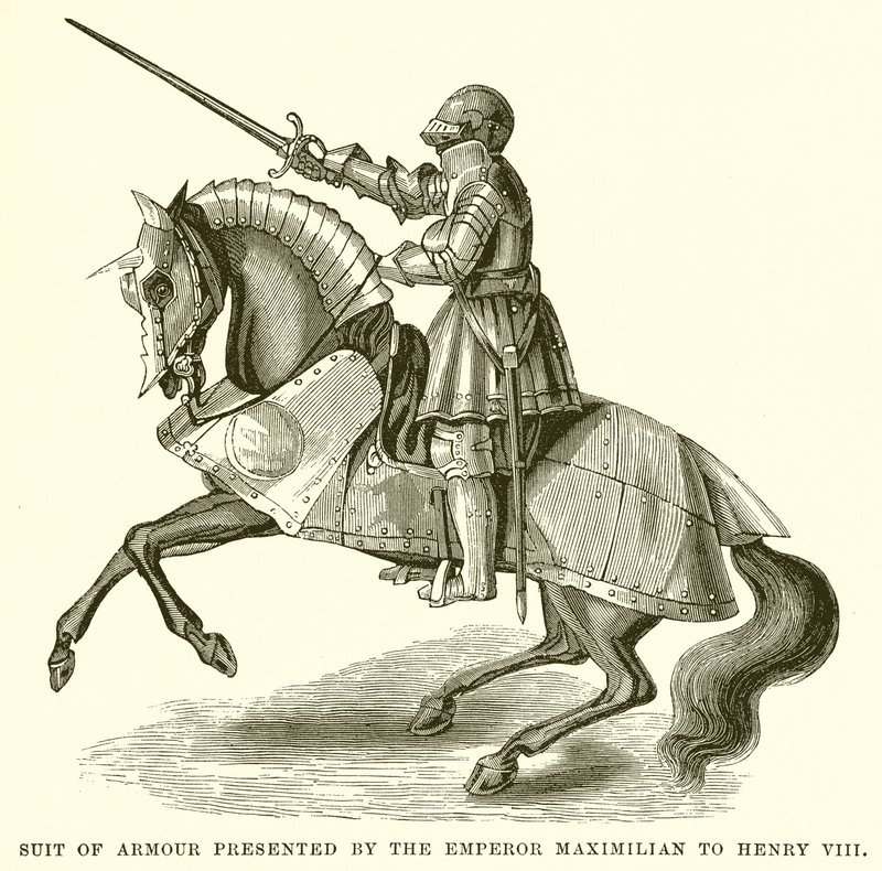 Armadura presentada por el emperador Maximiliano a Enrique VIII de English School