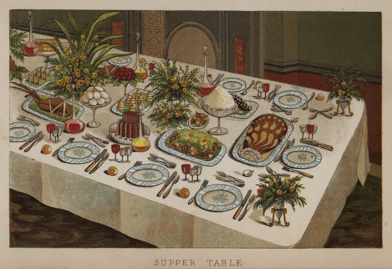 Mesa de cena de English School