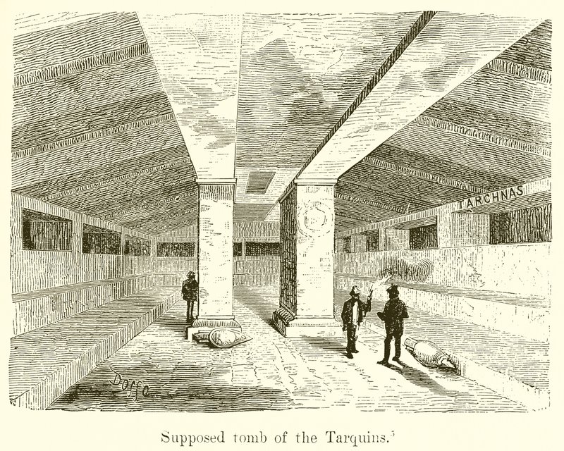 Supuesta tumba de los Tarquinos de English School