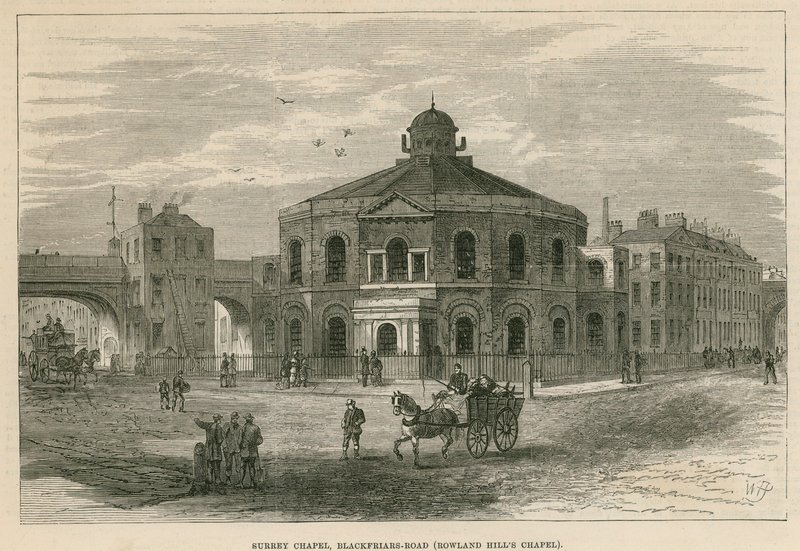 Capilla de Surrey, Blackfriars Road, Southwark (Capilla de Rowland Hill) de English School