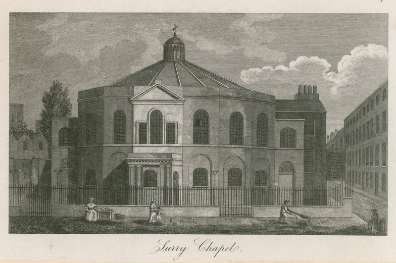 Capilla de Surrey, Blackfriars Road, Southwark (Capilla de Rowland Hill) de English School