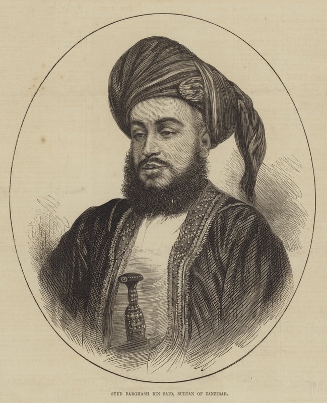 Syed Barghash Bin Said, sultán de Zanzíbar de English School