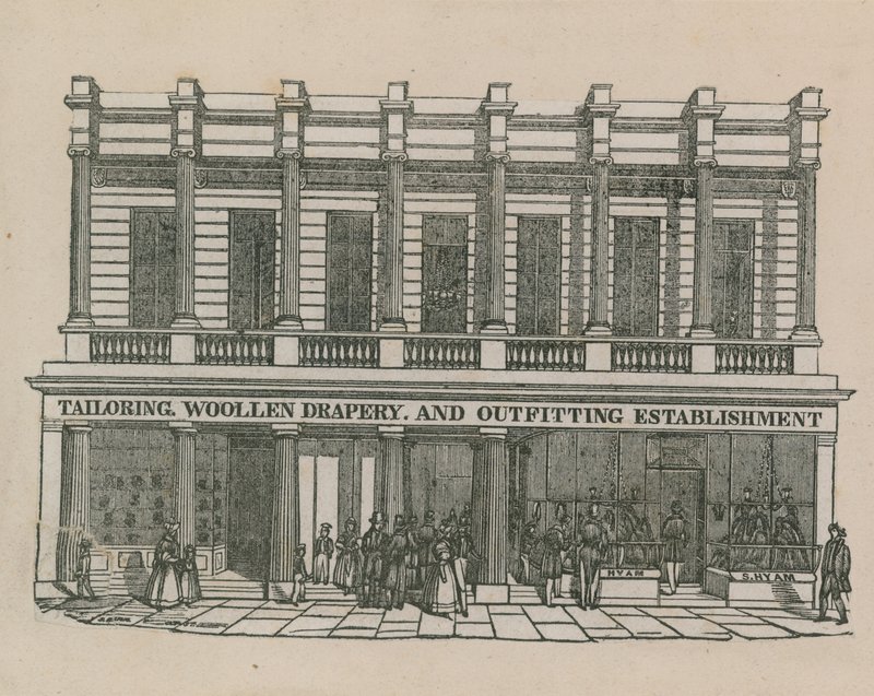 Establecimiento de sastrería, paquetería y equipamiento de English School