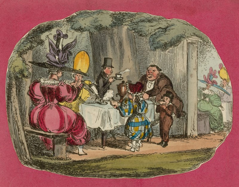 Té en los Jardines de Vauxhall de English School
