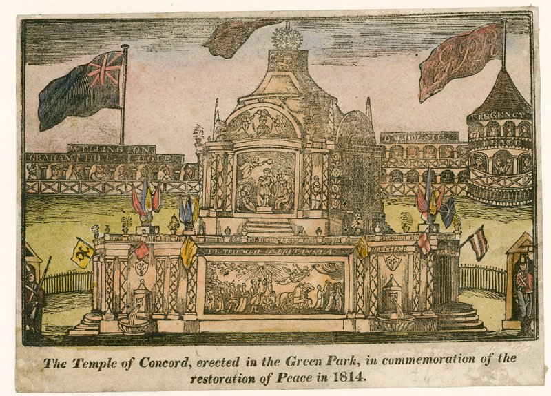 Templo de la Concordia, erigido para la Paz de 1814 de English School