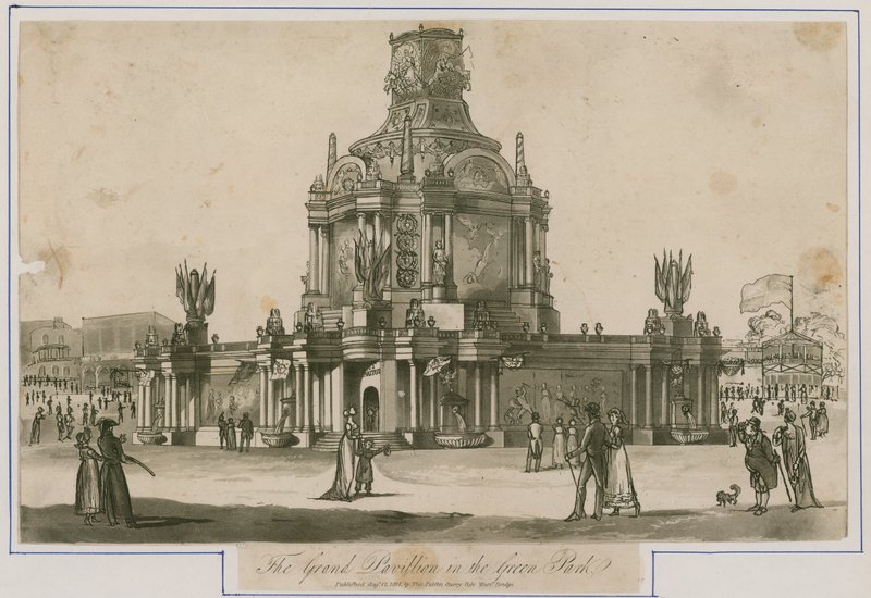 Templo de la Concordia erigido para la Paz de 1814 de English School