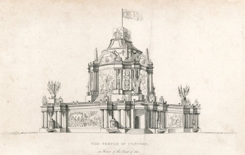 Templo de la Concordia para la Paz de 1814 de English School