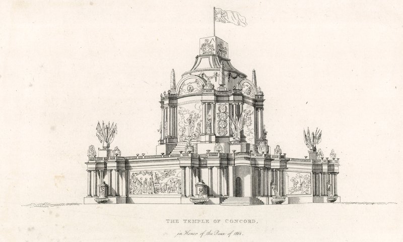 Templo de la Concordia para celebrar la Paz de 1814 de English School