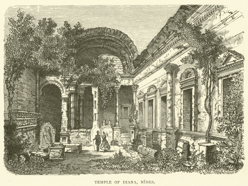 Templo de Diana, Nimes de English School
