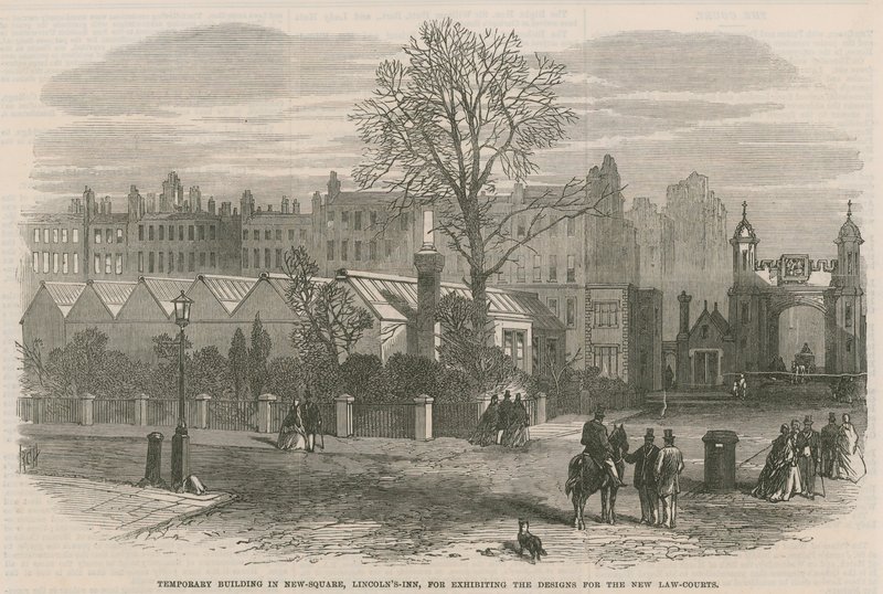 Edificio temporal en New Square, Lincoln