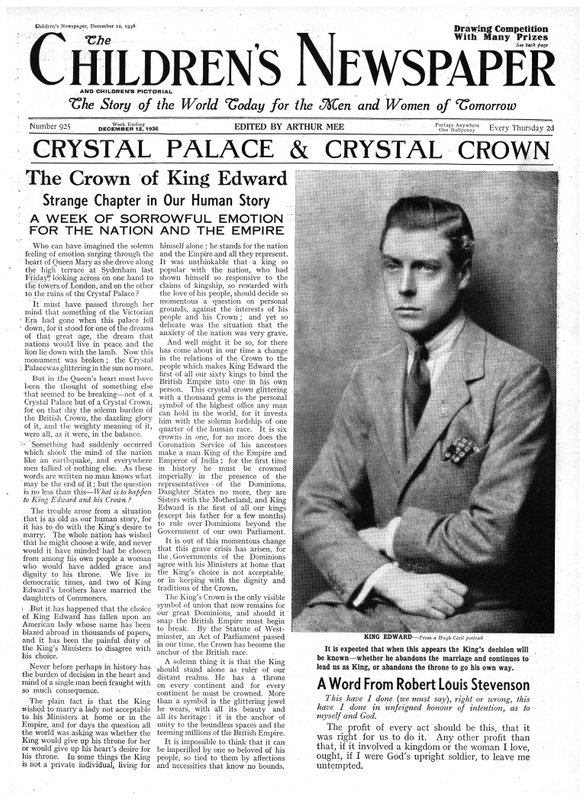 La crisis de abdicación, portada de 