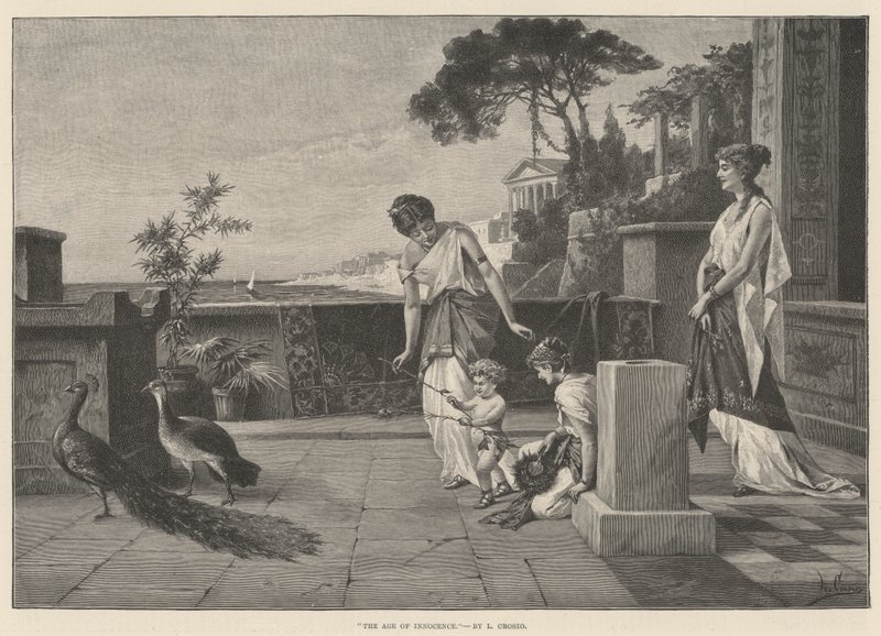 La edad de la inocencia (grabado) de English School