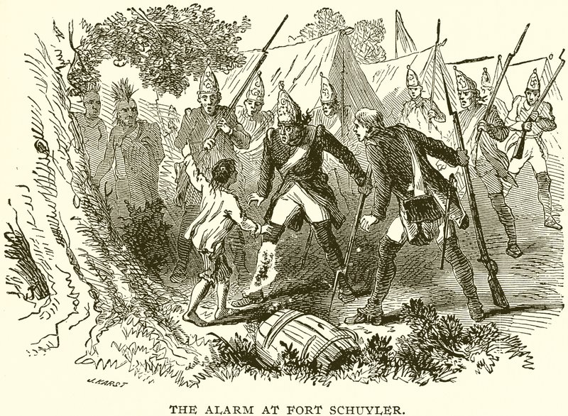 La alarma en Fort Schuyler de English School
