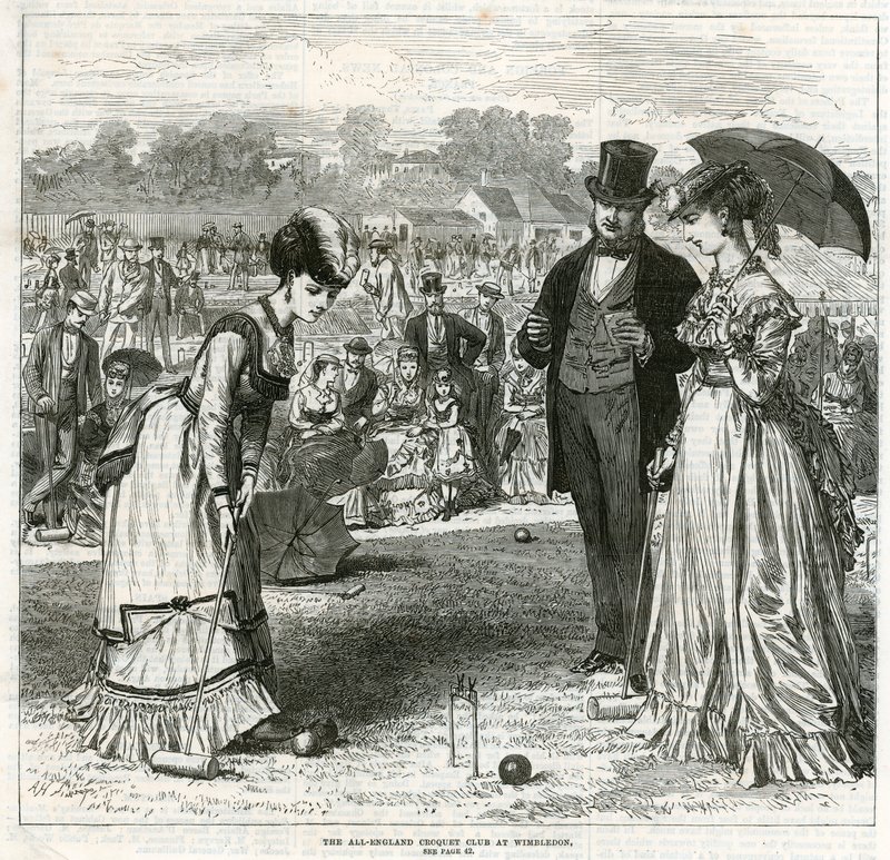 El Club de Croquet de Toda Inglaterra en Wimbledon de English School