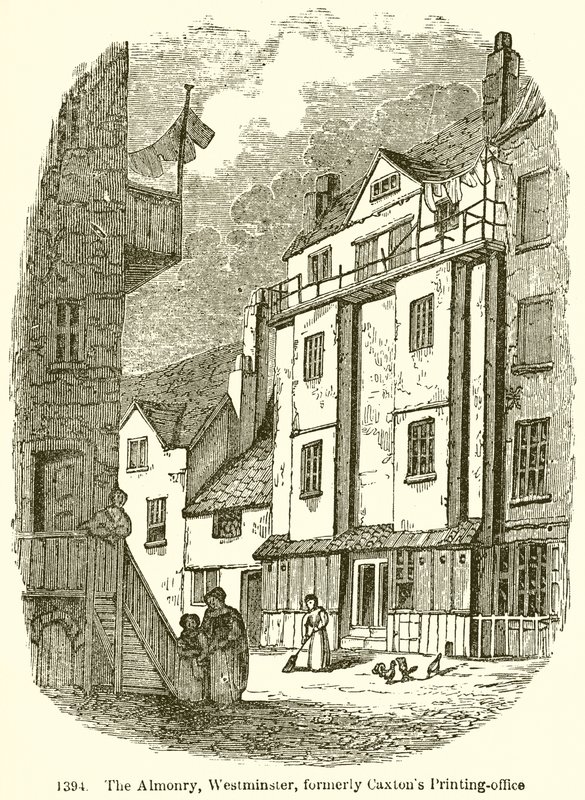 El Almonry, Westminster, Antiguamente la Imprenta de Caxton de English School