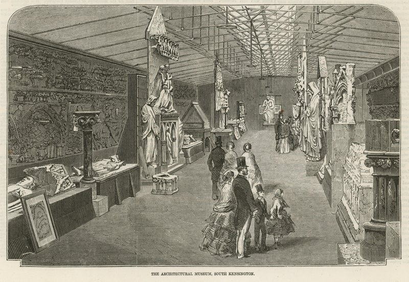 El Museo de Arquitectura, South Kensington, Londres de English School