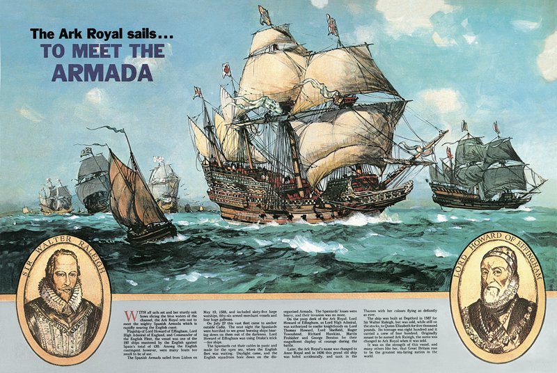 El Ark Royal zarpa para encontrarse con la Armada de English School