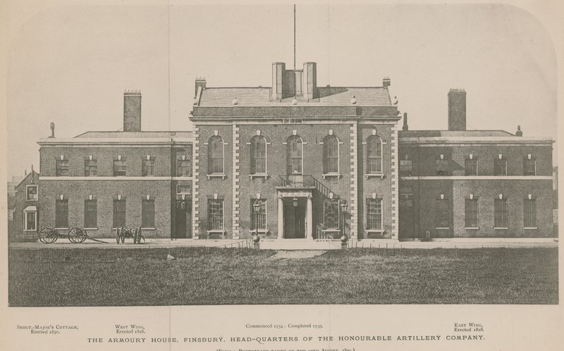 The Armoury House, Finsbury, Sede de la Honourable Artillery Company de English School