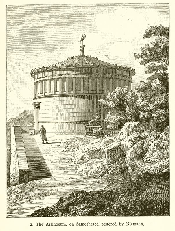 El Arsinoeum, en Samotracia, restaurado por Nietmann de English School