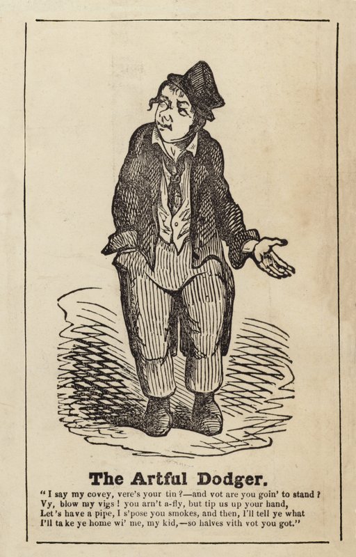 El Artful Dodger de Oliver Twist de English School