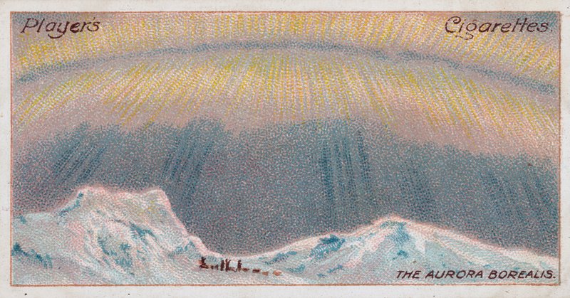La aurora boreal (cromolitografía) de English School