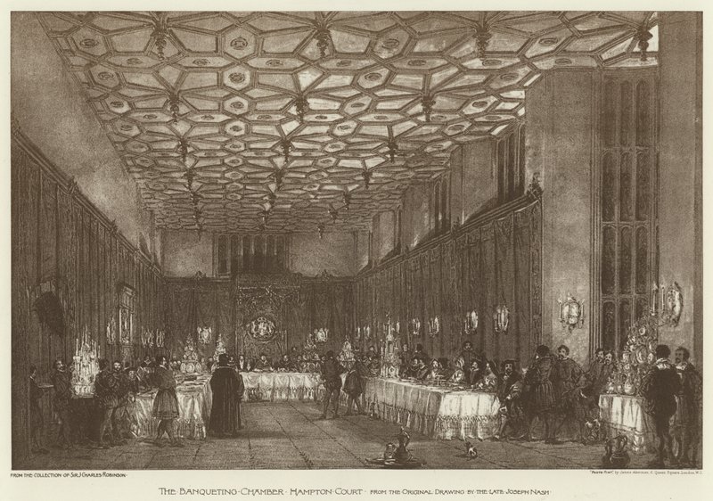 La sala de banquetes, Hampton Court de English School