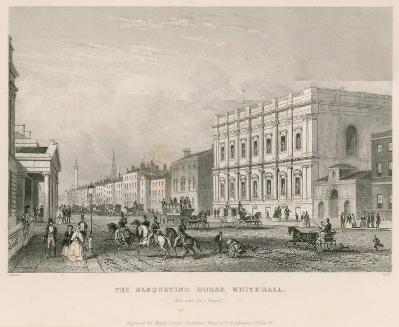 La Casa de Banquetes, Whitehall de English School