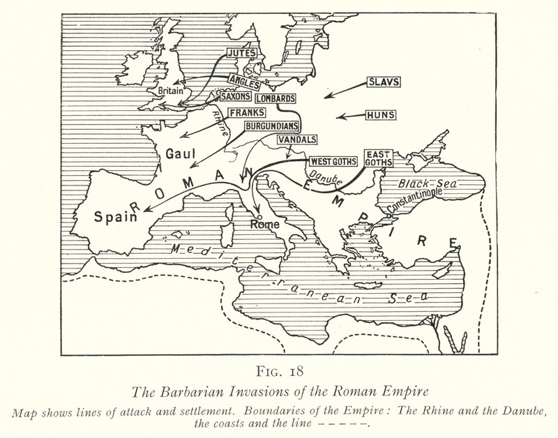 Las Invasiones Bárbaras del Imperio Romano de English School