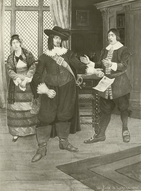 El Barbero de Sevilla, Acto I escena xi (grabado) de English School