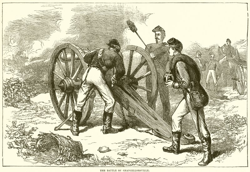 La batalla de Chancellorsville de English School