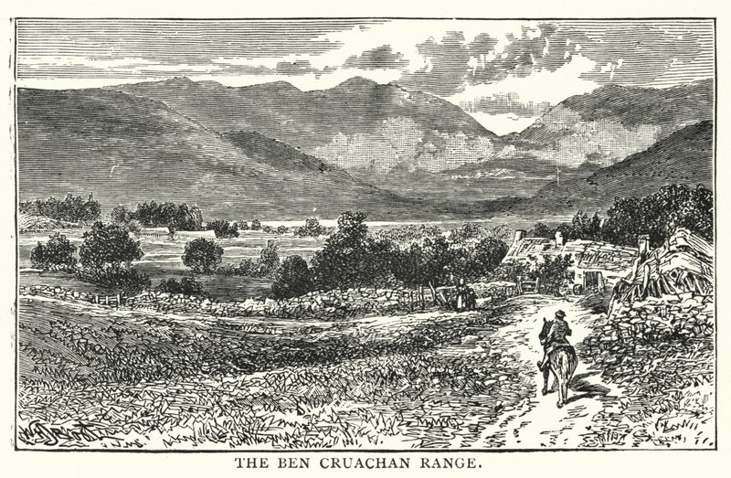 La cordillera de Ben Cruachan de English School