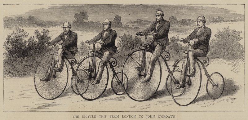 El viaje en bicicleta de Londres a John o