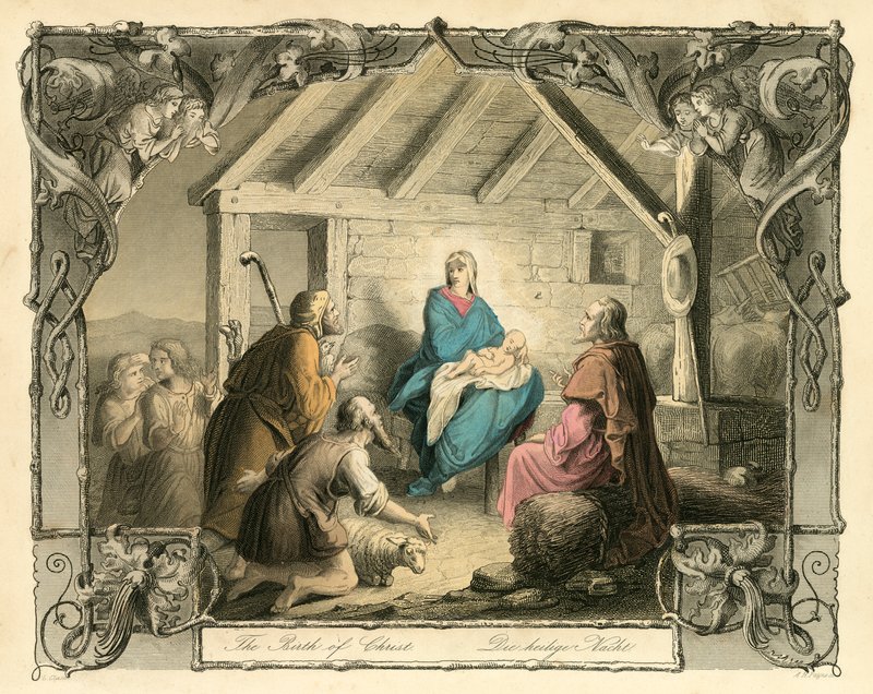 El nacimiento de Cristo de English School