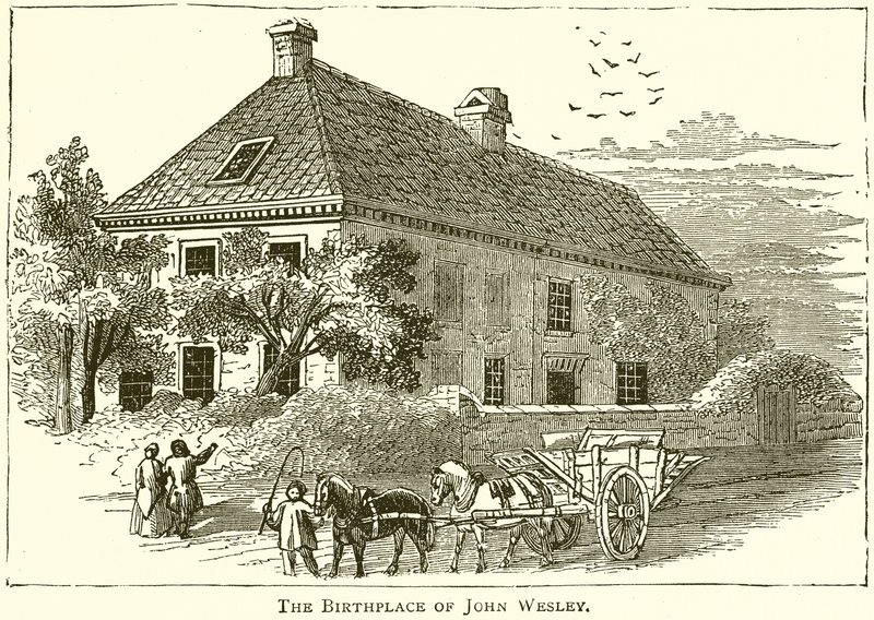 El lugar de nacimiento de John Wesley de English School
