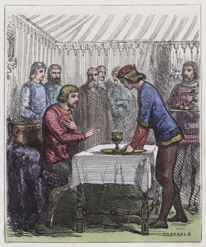 El Príncipe Negro y el Rey de Francia de English School