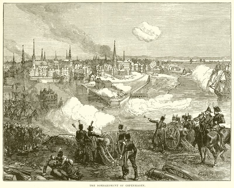 El bombardeo de Copenhague de English School