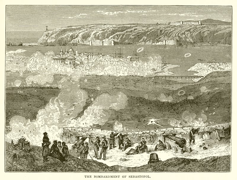 El bombardeo de Sebastopol de English School