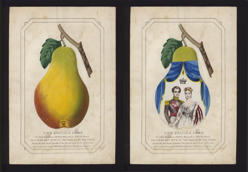 La pareja británica, la Reina Victoria y Alberto, Príncipe Consorte de English School