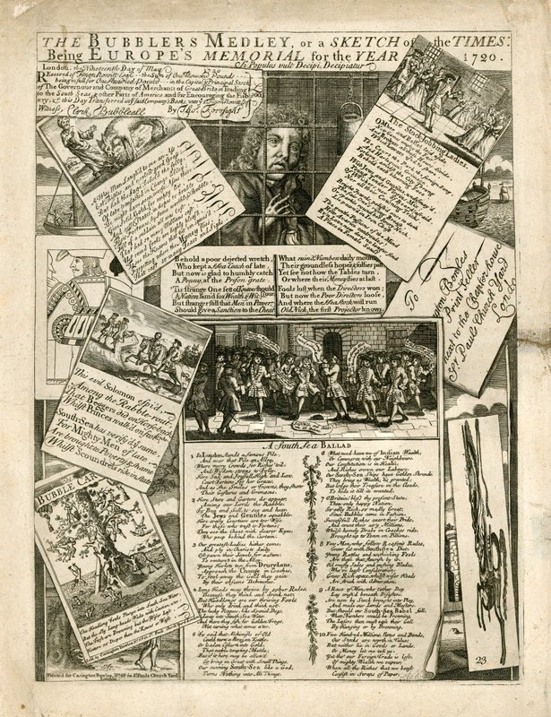 El Medley de los especuladores, o un boceto de los tiempos, siendo el memorial de Europa para el año 1720 de English School
