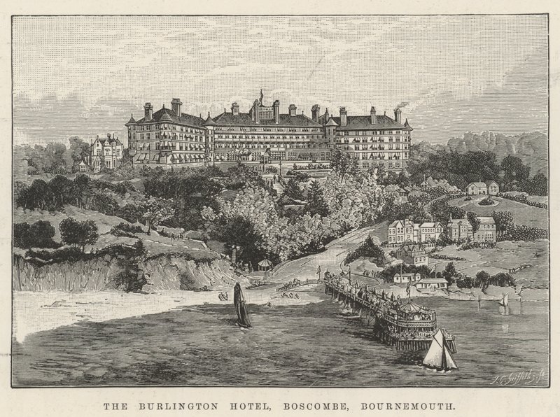 El Hotel Burlington, Boscombe, Bournemouth de English School