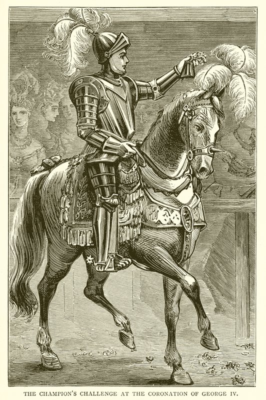 El Desafío del Campeón en la Coronación de Jorge IV de English School
