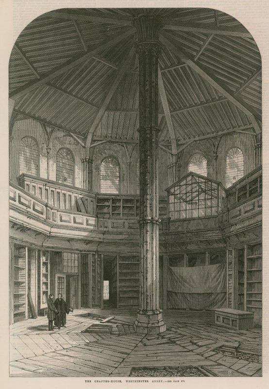 La Casa Capitular en la Abadía de Westminster de English School