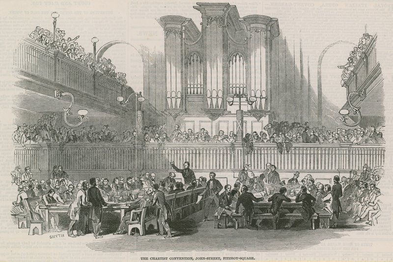 La convención cartista de English School