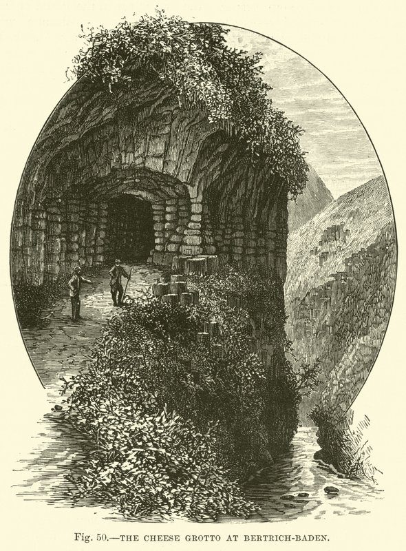 La gruta de queso en Bertrich-Baden de English School
