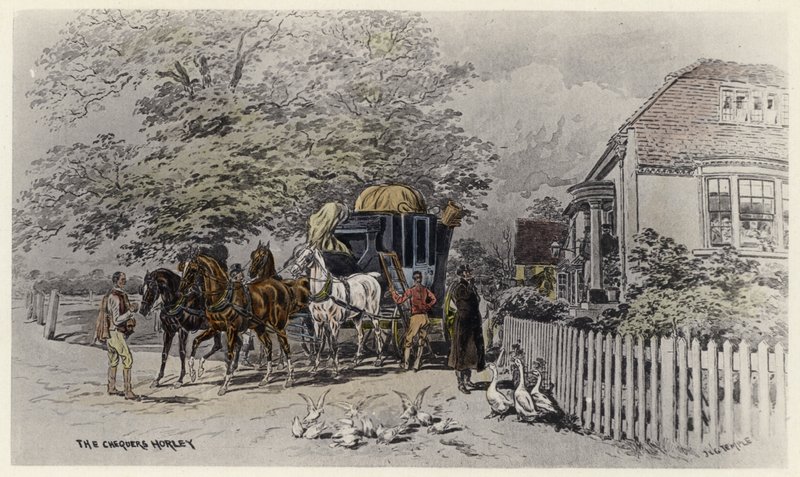 The Chequers, Horley de English School