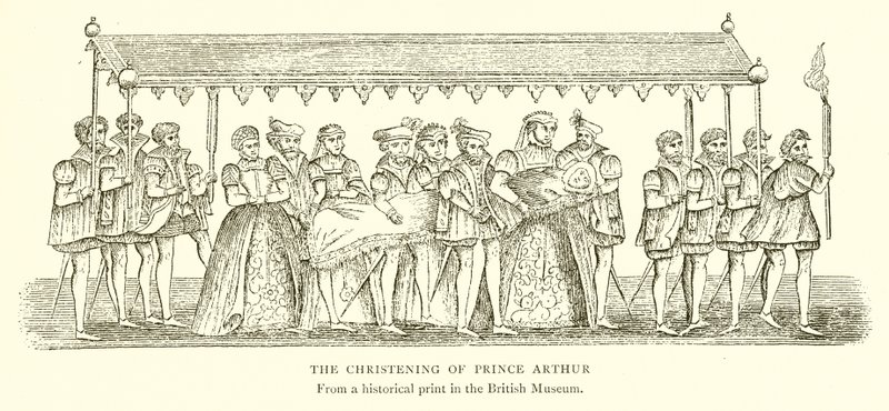 El bautizo del príncipe Arturo de English School
