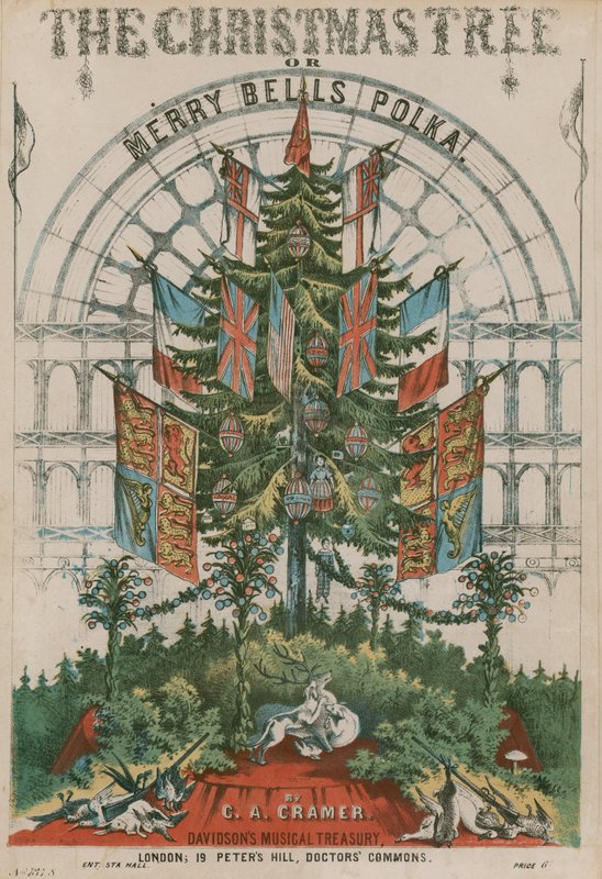 El árbol de Navidad o The Merry Bells Polka de C A Cramer de English School