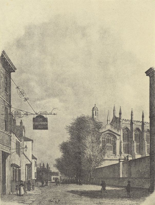 El Christopher Inn, etc. (grabado) de English School
